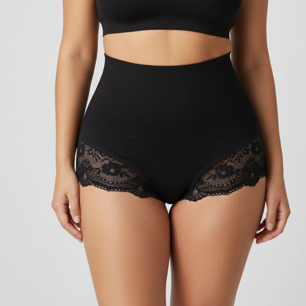 Nebility High Waist Seamless Shapewear Thong
